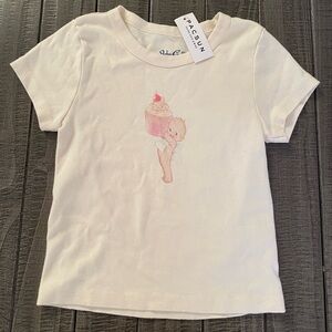 NWT Brandy Melville Graphic Cupcake Tee